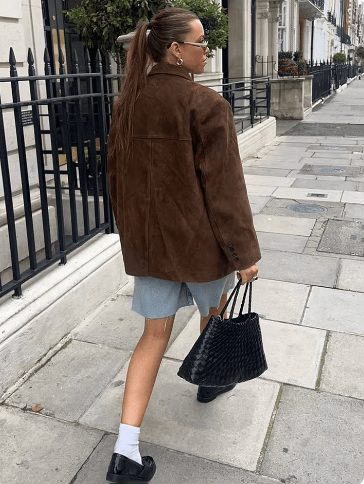 Drune | Blazer Oversize Damen Cord Chic und Lässig