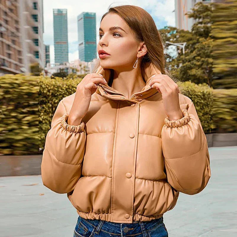 Drune | Kurze Damen Winter-Daunenjacke Warm & Trendy