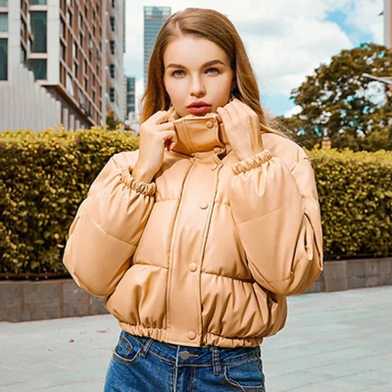 Drune | Kurze Damen Winter-Daunenjacke Warm & Trendy