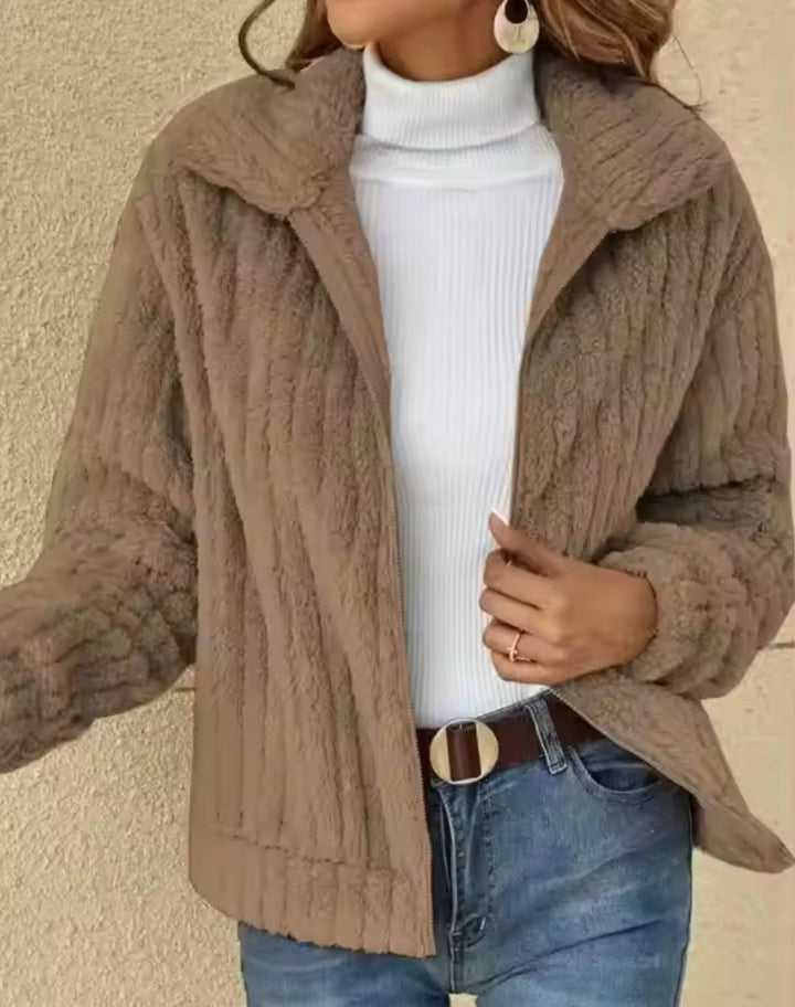 Drune | Jacke aus Kunstfell warm & elegant Winter bequem
