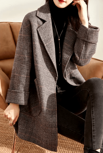 Drune | Gerader Mantel Subtil Chic & Bequem