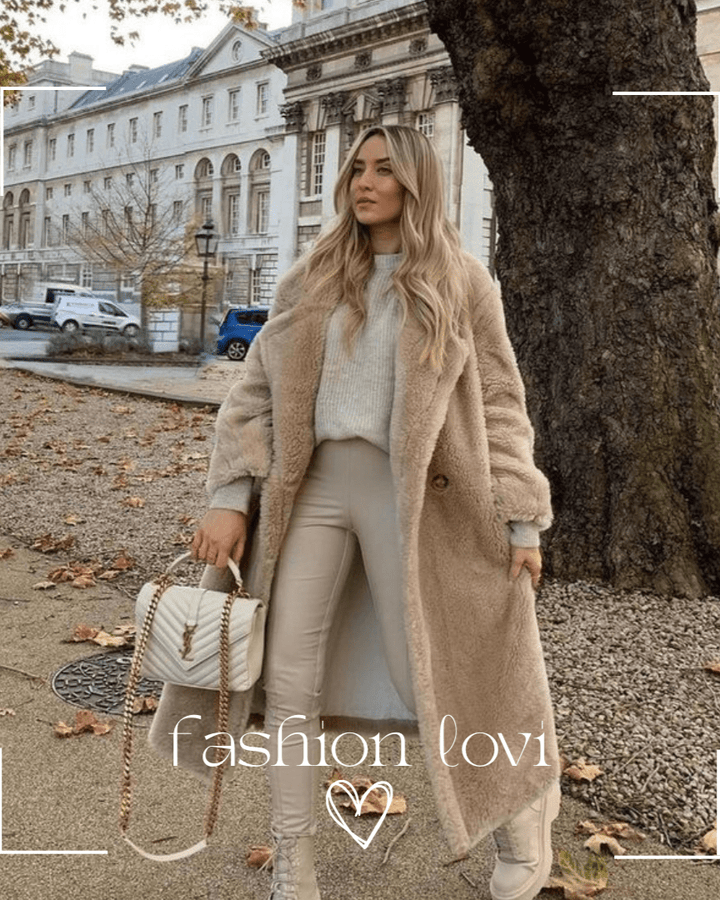 Drune | Eleganter Wollmantel Lang Wärme und Trend