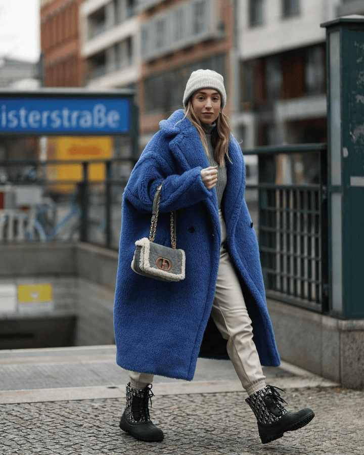 Drune | Eleganter Wollmantel Lang Wärme und Trend