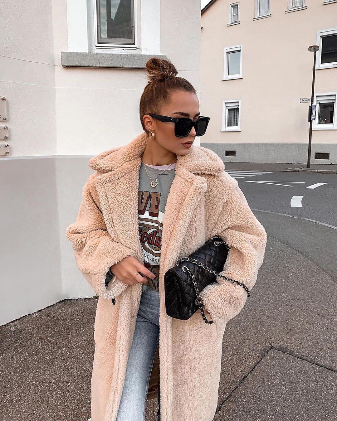 Drune | Eleganter Wollmantel Lang Wärme und Trend