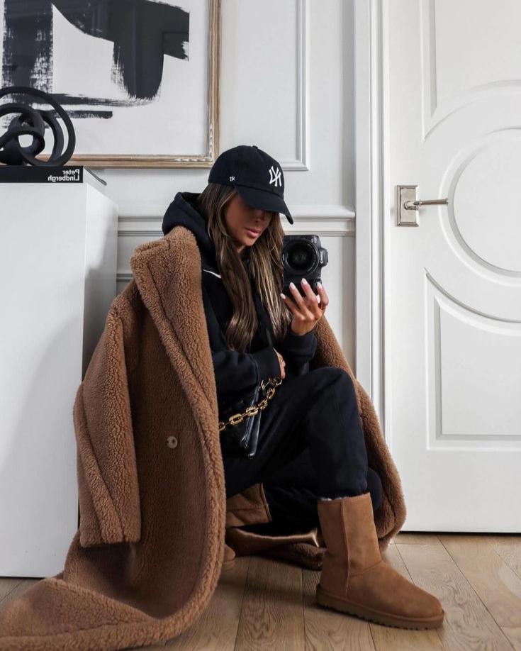 Drune | Eleganter Wollmantel Lang Wärme und Trend