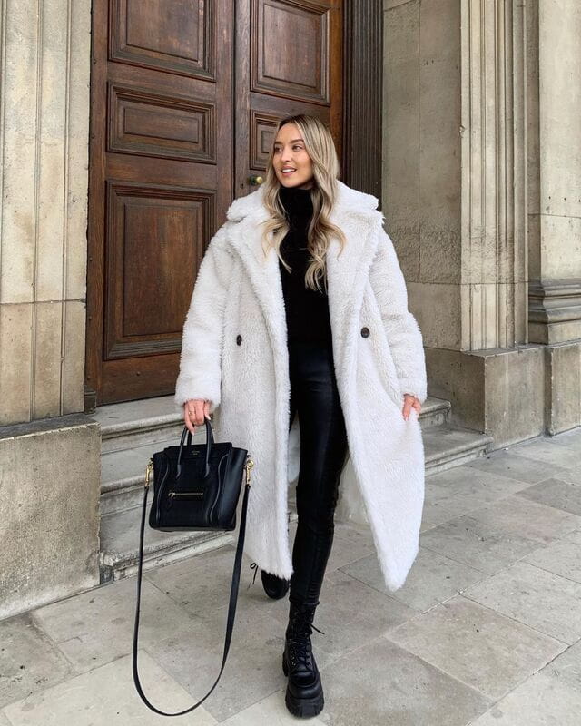 Drune | Eleganter Wollmantel Lang Wärme und Trend