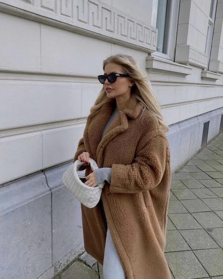 Drune | Eleganter Wollmantel Lang Wärme und Trend