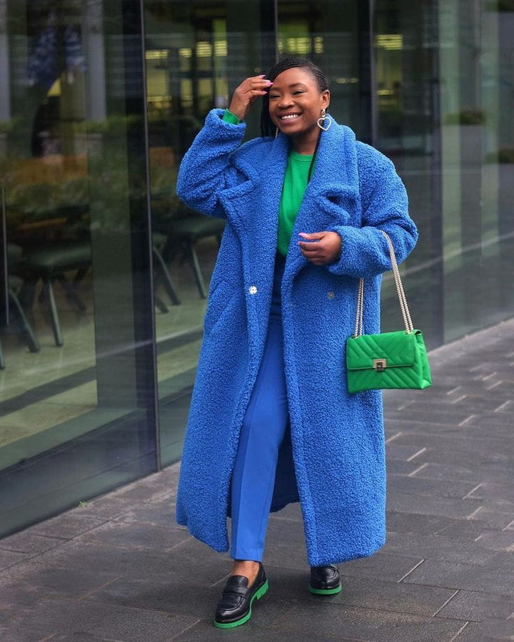Drune | Eleganter Wollmantel Lang Wärme und Trend