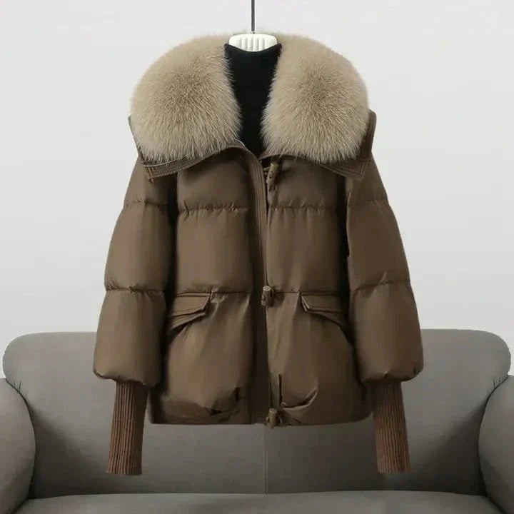 Drune | Winterjacke mit Pelzkragen Wärme und Eleganz