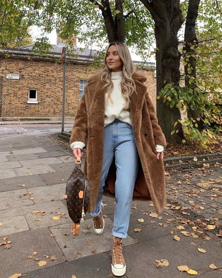 Drune | Eleganter Wollmantel Lang Wärme und Trend
