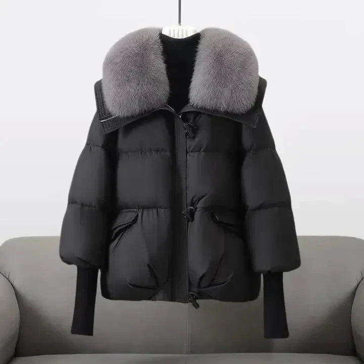 Drune | Winterjacke mit Pelzkragen Wärme und Eleganz