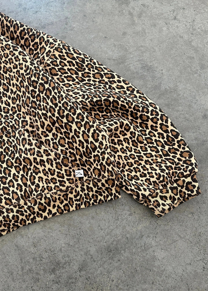 Drune | Oversized & Gemütlicher Leoparden-Poncho mit Kapuze Statement Piece