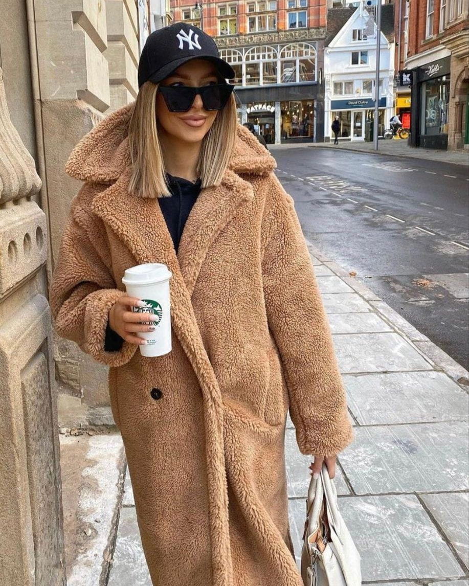 Drune | Eleganter Wollmantel Lang Wärme und Trend