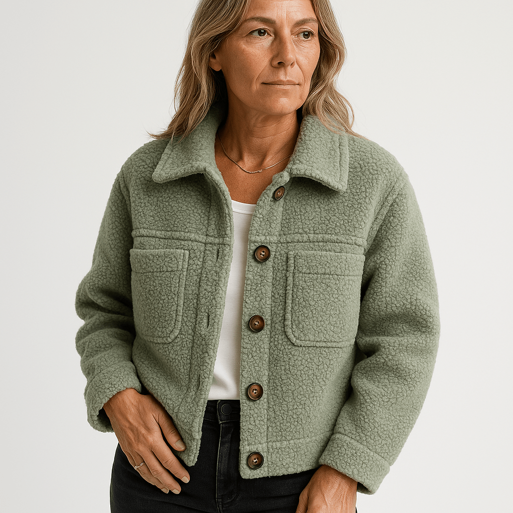 Drune | Short Boucle Jacket Mustard Yellow Softness & Autumn Style