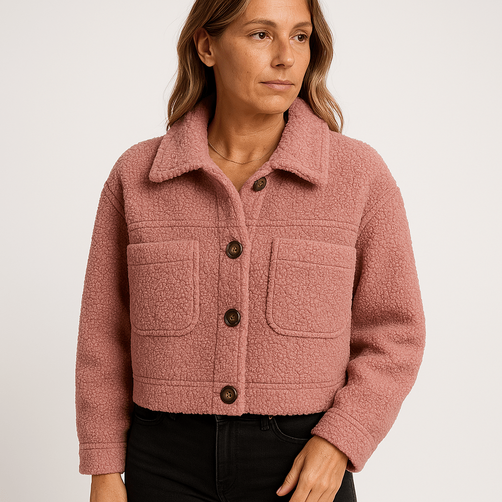Drune | Short Boucle Jacket Mustard Yellow Softness & Autumn Style