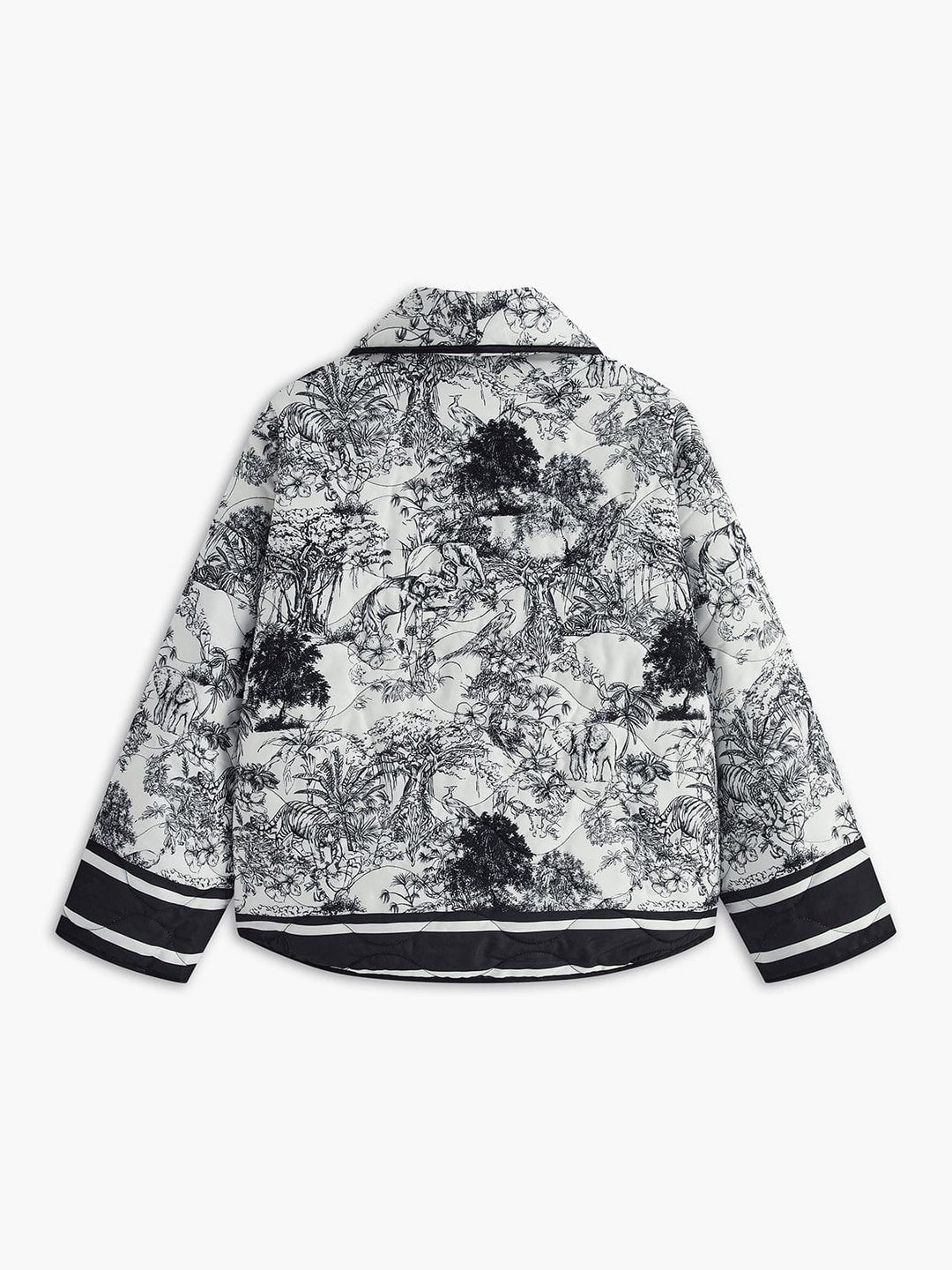 Drune | Jacke bedruckt Toile de Jouy Schwarz & Weiß Künstlerisch & Chic