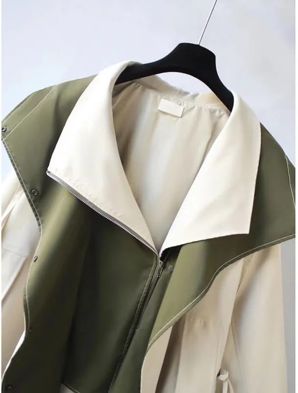 Drune | Oversize-Jacke Khaki & Beige Trendy & Architektonisch