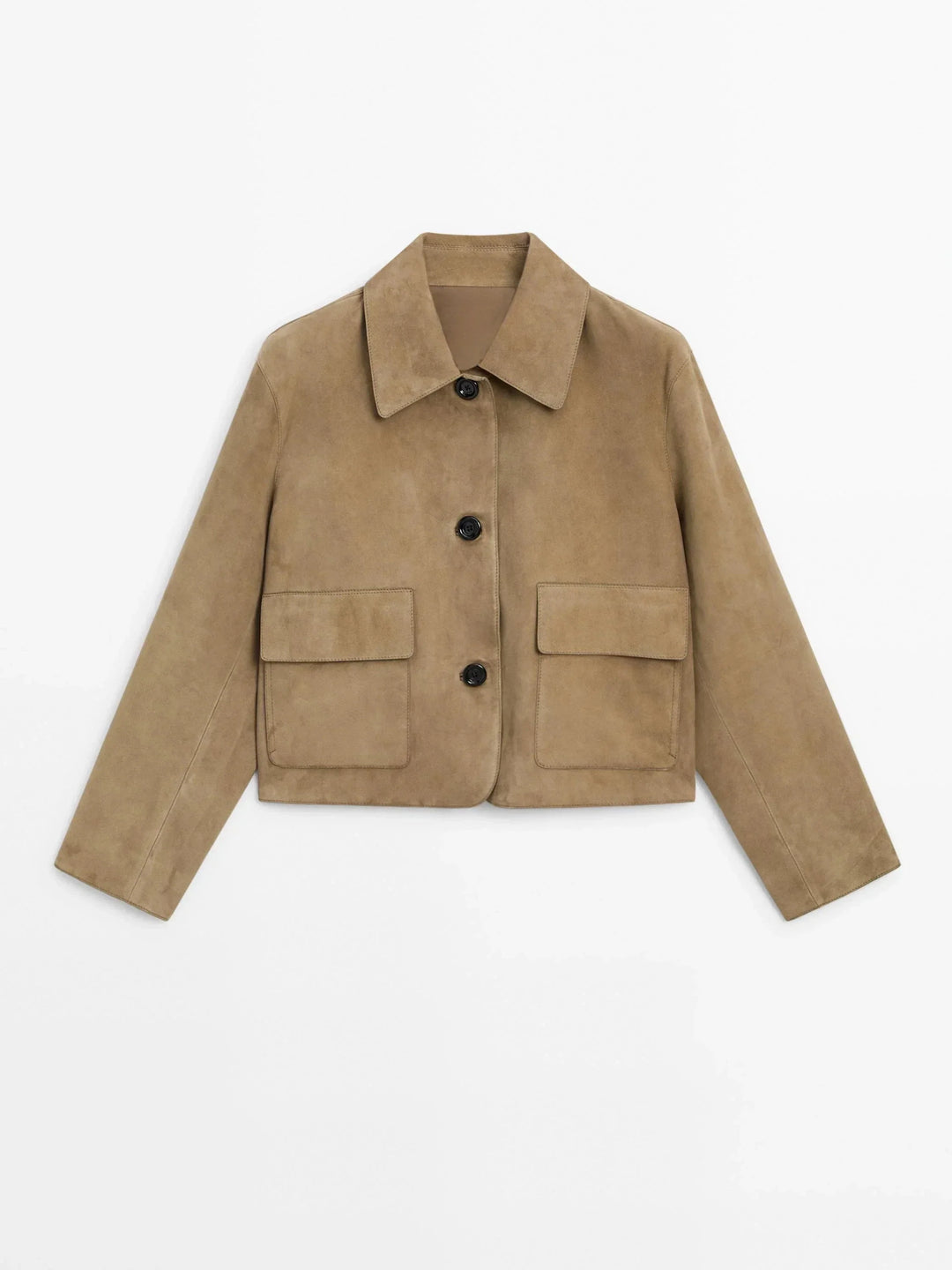 Drune | Kurze Wildlederjacke Eleganz Chic und Trend