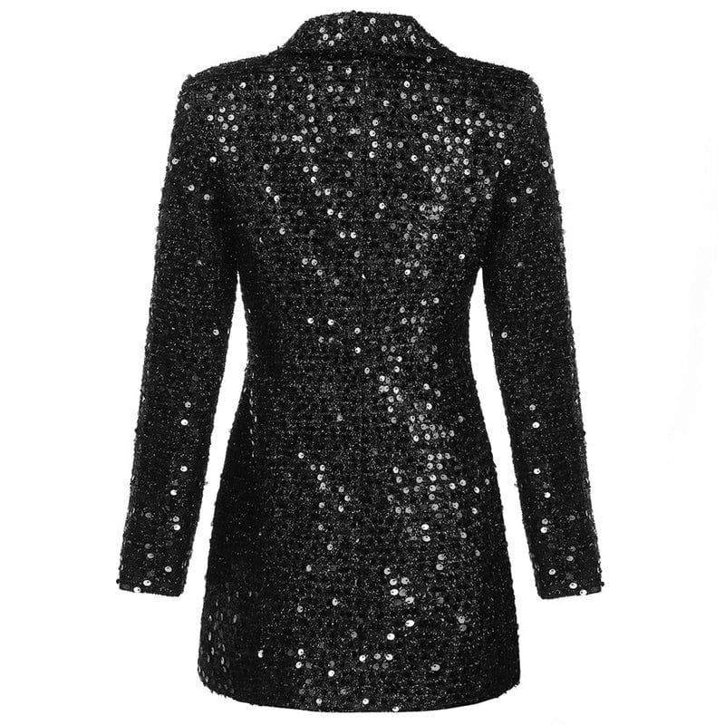 Drune | Blazer mit Pailletten Eleganz Glamour und Raffinesse