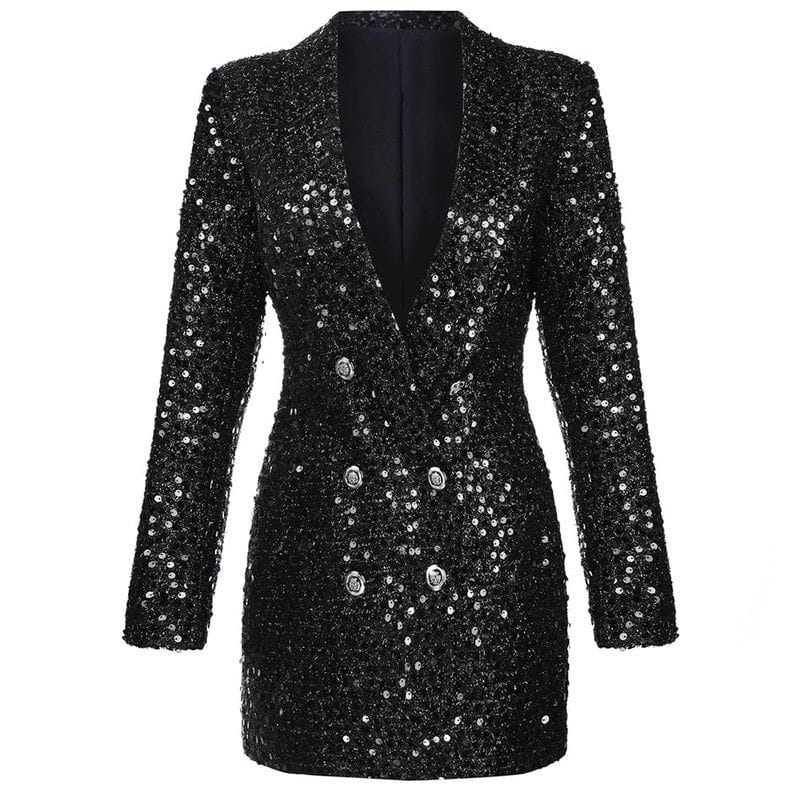 Drune | Blazer mit Pailletten Eleganz Glamour und Raffinesse