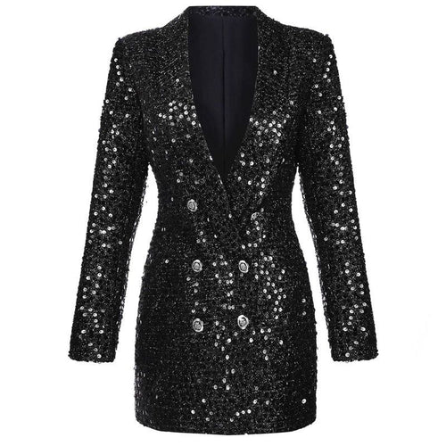 Drune | Blazer mit Pailletten Eleganz Glamour und Raffinesse