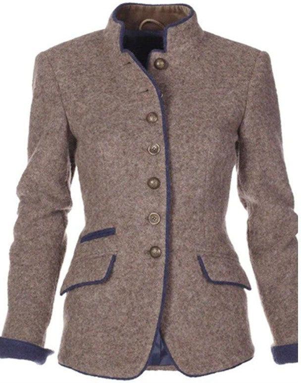 Drune | Blazer aus strukturiertem Wollstoff schicke Eleganz und Komfort