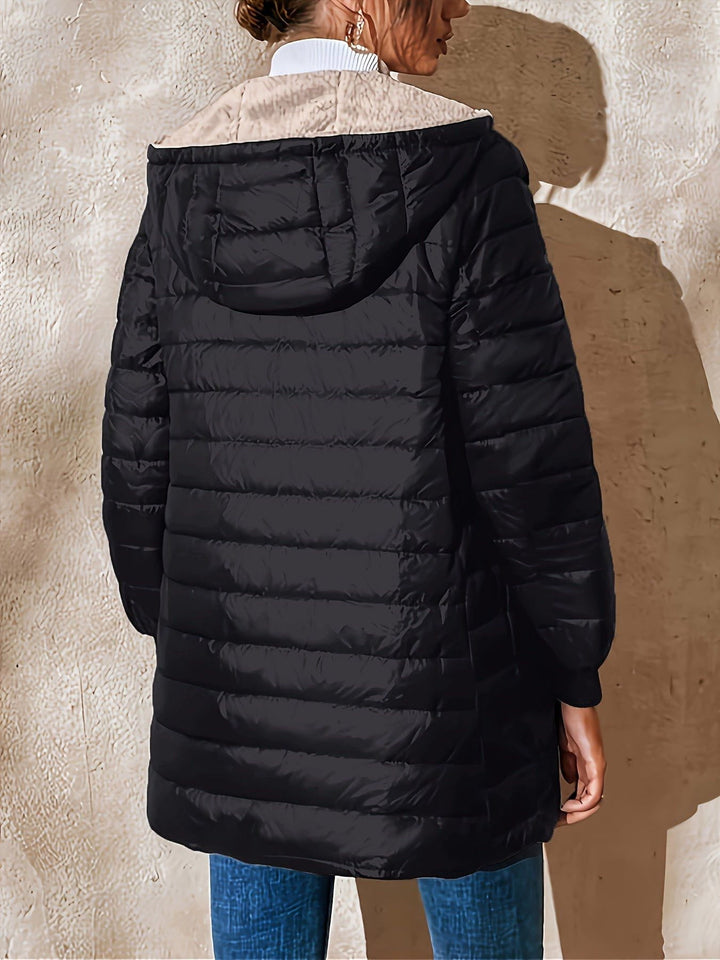 Drune | Leichte Daunenjacke mit Kapuze, bequem, warm und elegant