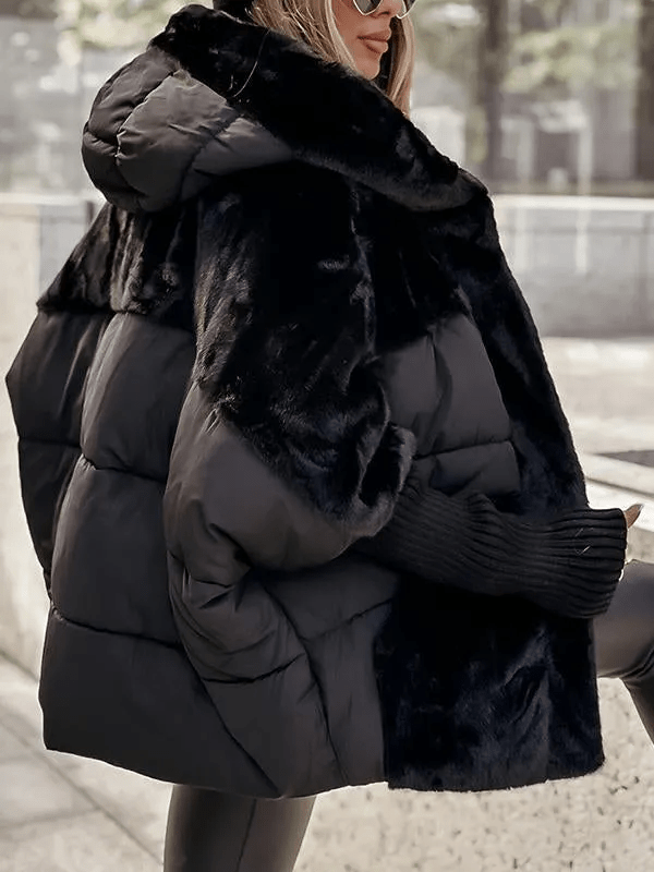 Drune | Oversize-Daunenjacke mit Faux-Fur Wärme & Eleganz Stil Wintertrend