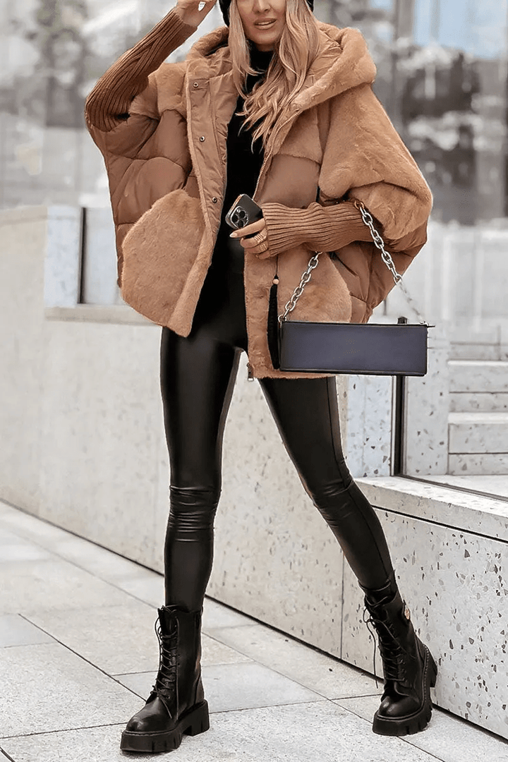 Drune | Oversize-Daunenjacke mit Faux-Fur Wärme & Eleganz Stil Wintertrend