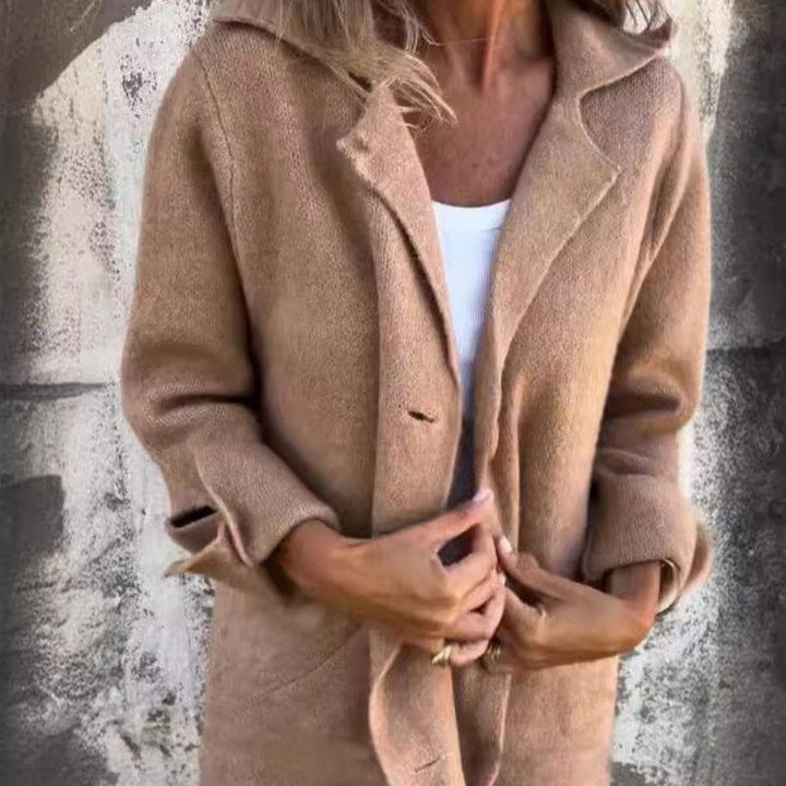 Drune | Elegante & Komfortable Longjacke Mit Knöpfen Herbst-Winter