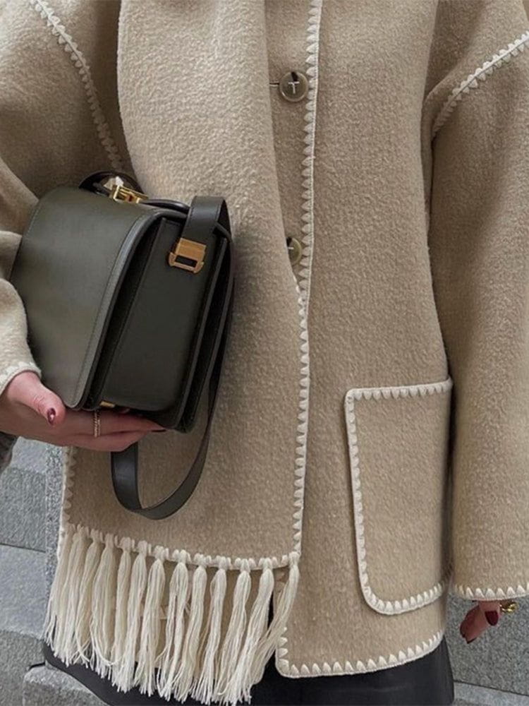 Drune | Übergröße Cape Mantel Schick Elegant und Trendy