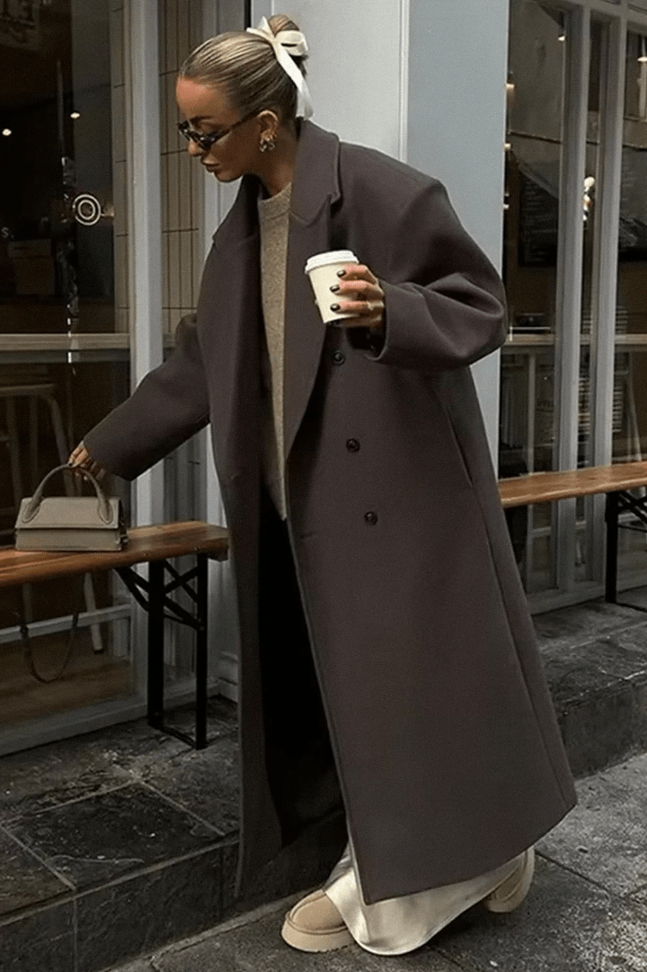 Drune | Mantel Lang Oversize Eleganz Zeitlos Komfort & Stil