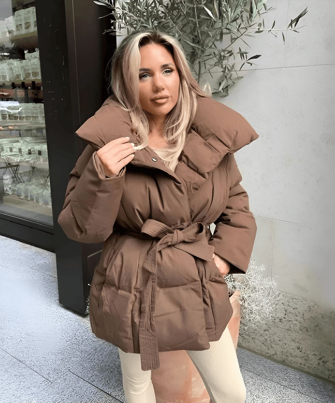 Drune | Taillierter, warmer und eleganter Daunenmantel Trend Winter