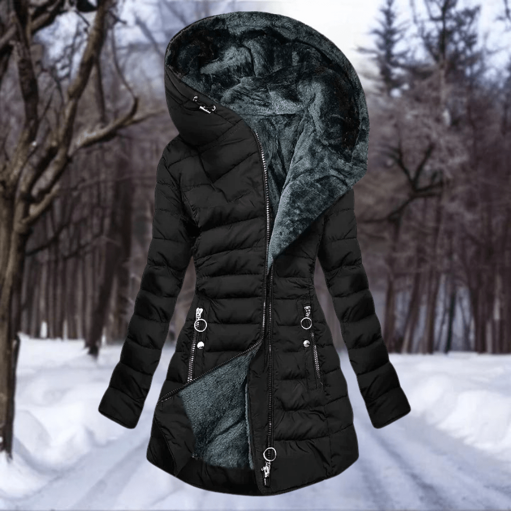 Drune | Steppmantel mit warmem Fleece-Futter elegant bequem Winter