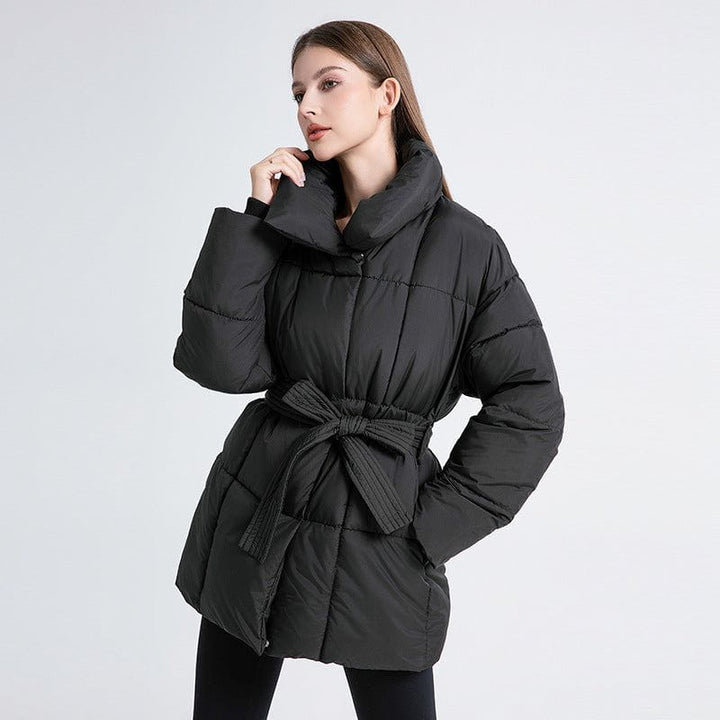 Drune | Taillierte Winterdaunenjacke Mit Hohem Kragen Warm und Elegant