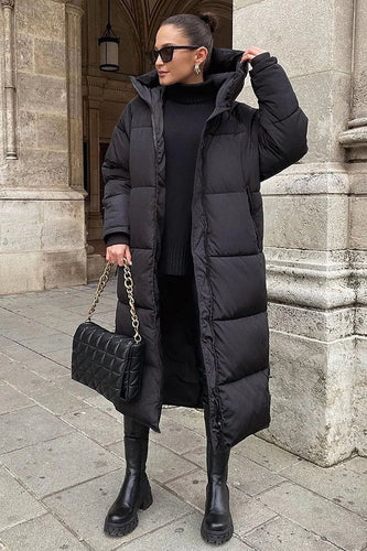 Drune | Lange Warme & Elegante Daunenjacke Winter Urban Style