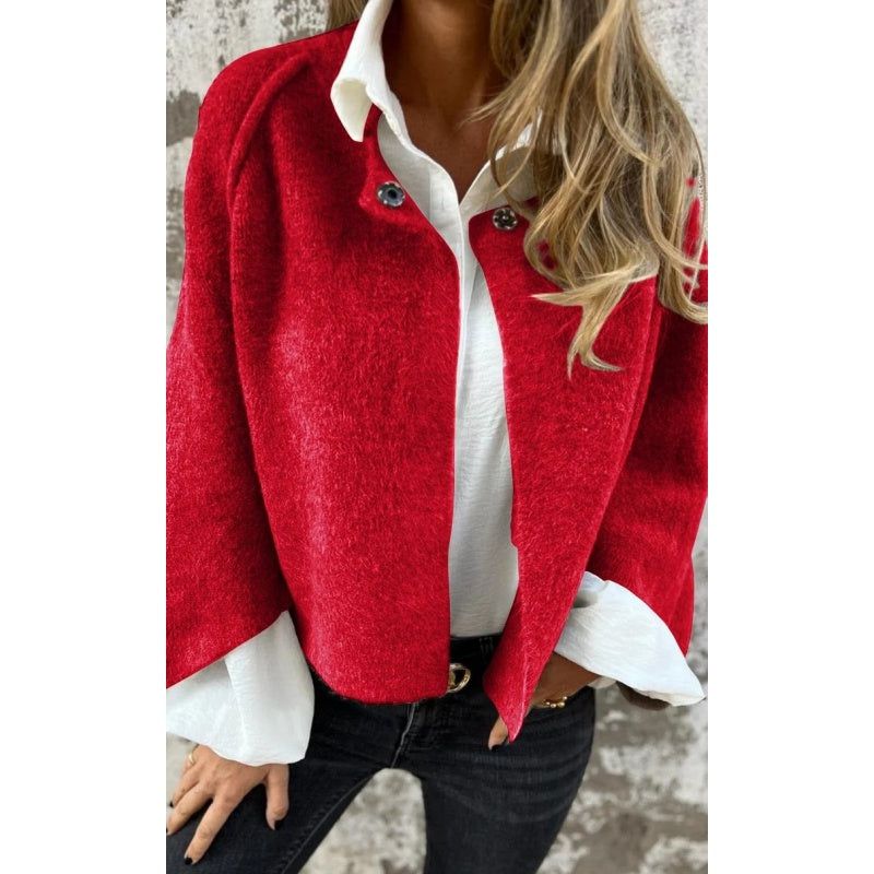 Drune | Kurze Wolljacke Wärme & Eleganz Lässig-Chic Stil