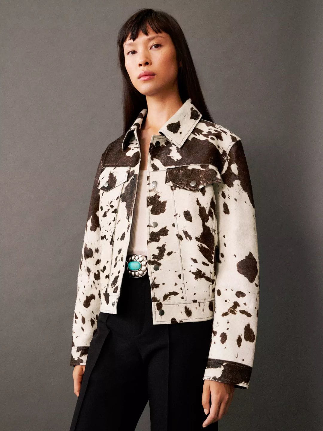 Drune | Jacke Kuhmuster Audacious Trendy und Originell