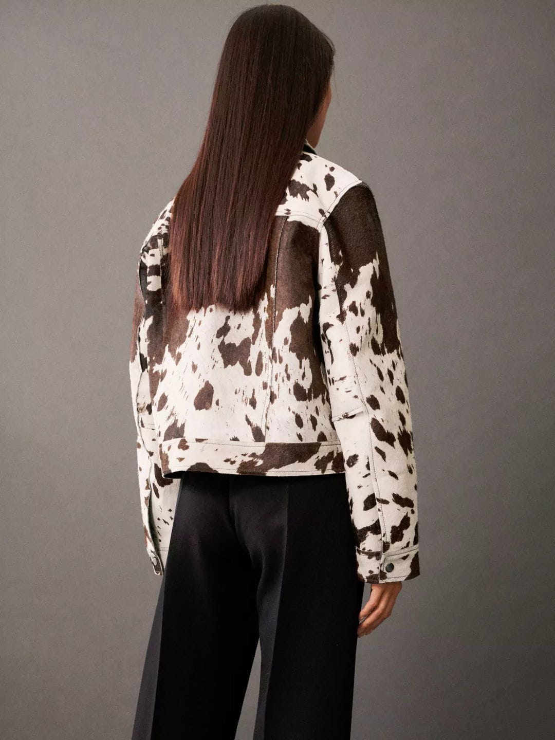 Drune | Jacke Kuhmuster Audacious Trendy und Originell