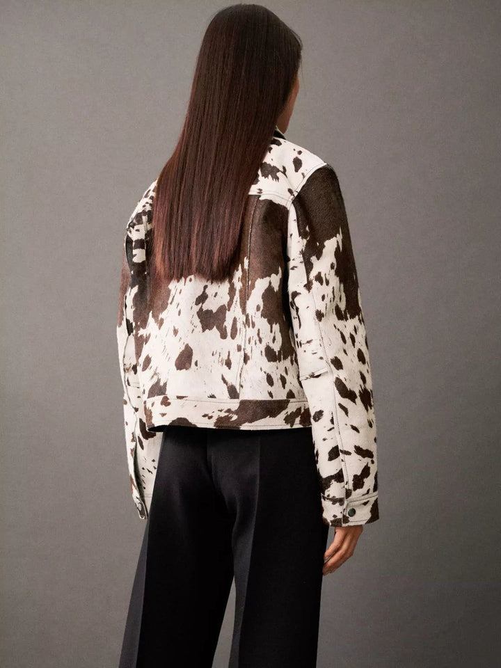 Drune | Jacke Kuhmuster Audacious Trendy und Originell