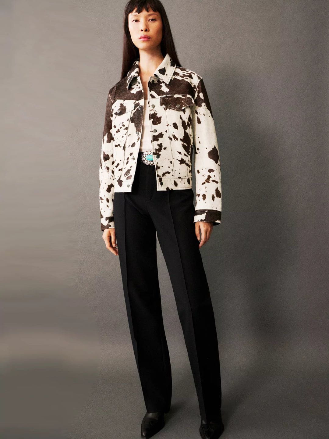 Drune | Jacke Kuhmuster Audacious Trendy und Originell