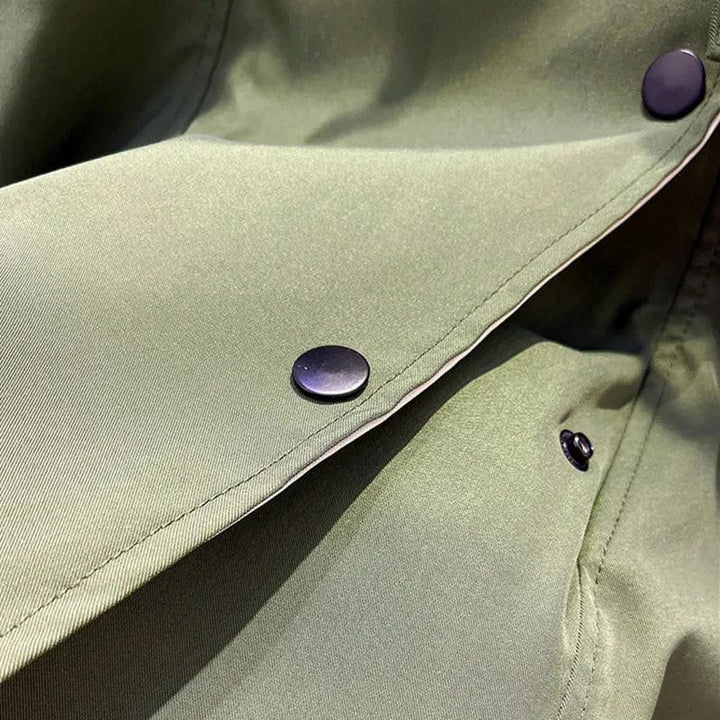 Drune | Oversized-Bicolor-Jacke Eleganz Lässig Urbaner und Schicker Stil