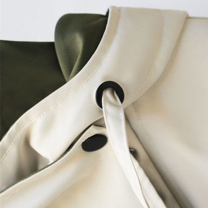 Drune | Oversized-Bicolor-Jacke Eleganz Lässig Urbaner und Schicker Stil