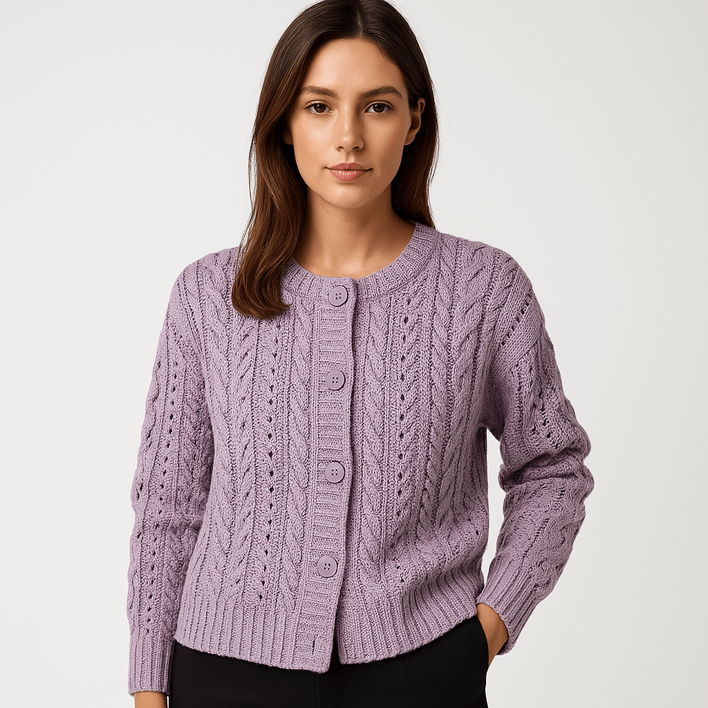 Drune | Boho-Strickgilet mit Zöpfen, luftig, bequem & elegant