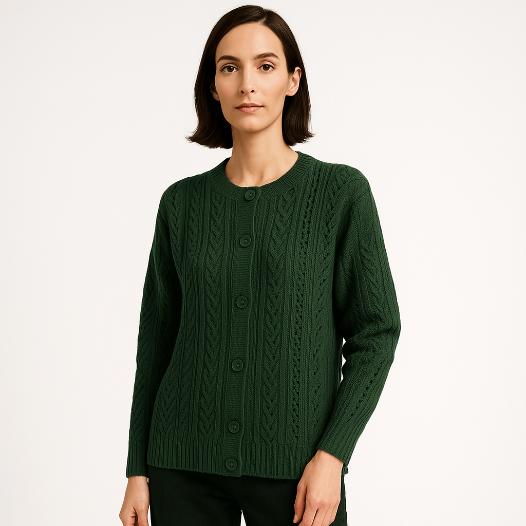 Drune | Boho-Strickgilet mit Zöpfen, luftig, bequem & elegant