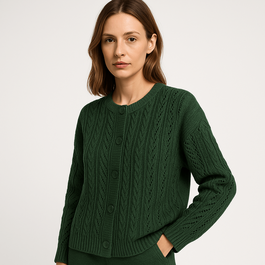 Drune | Boho-Strickgilet mit Zöpfen, luftig, bequem & elegant