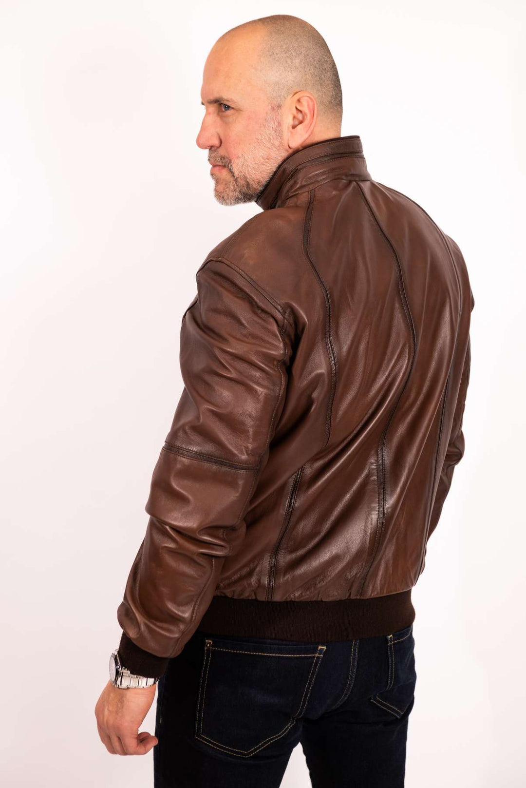 Drune | Herren-Bomberjacke aus Leder