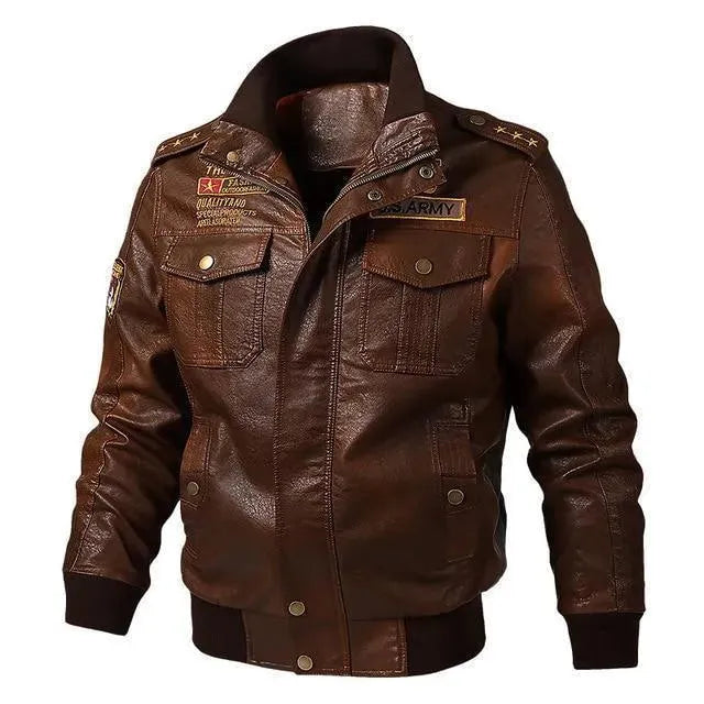 Drune | Lederjacke, Herren Winterjacke, Motorradjacke