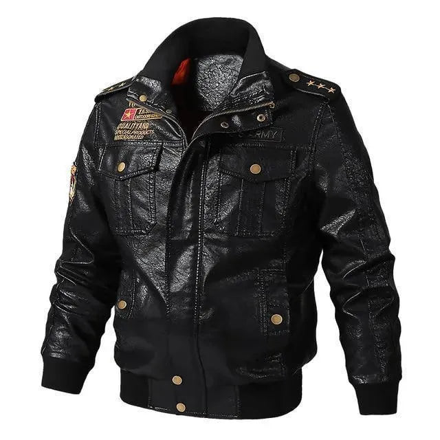 Drune | Lederjacke, Herren Winterjacke, Motorradjacke