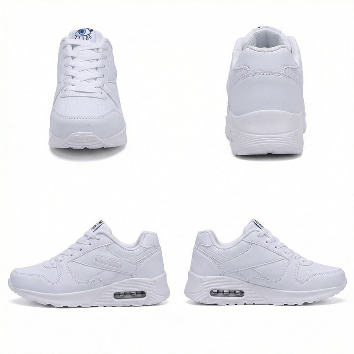 Drune | Pu Orthopädische Damen Sneaker mit Schwarzem Augenprint